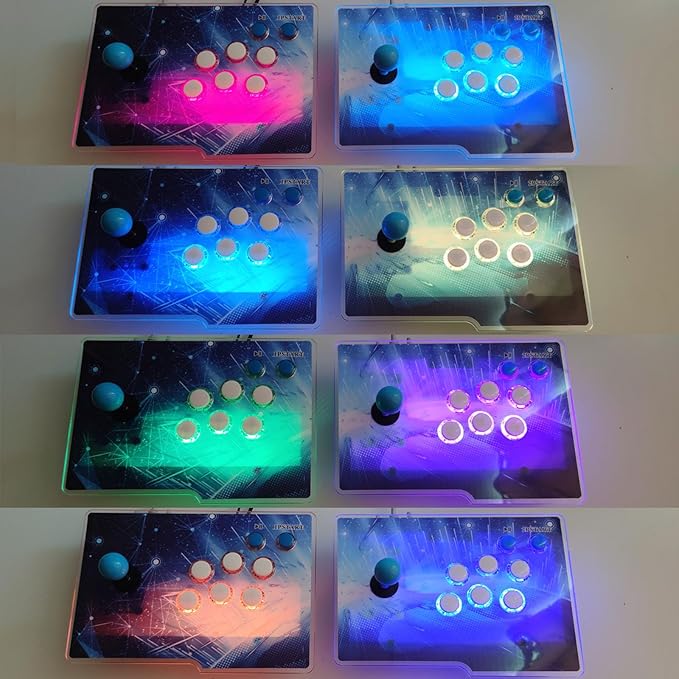 32000 Games 3D Pandora Box Arcade Game Console,Retro Video Game Machine for TV, 1280x720 HD Output,Search/Save/Hide/Pause Games,Support 4 Players,Two Splited Joysticks.