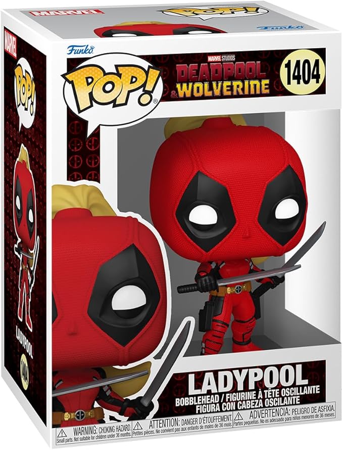 Funko POP Marvel: Deadpool & Wolverine - Ladypool - Deadpool 3 - Collectable Vinyl Figure - Gift Idea - Official Merchandise - for Kids & Adults - Movies Fans - Model Figure for Collectors