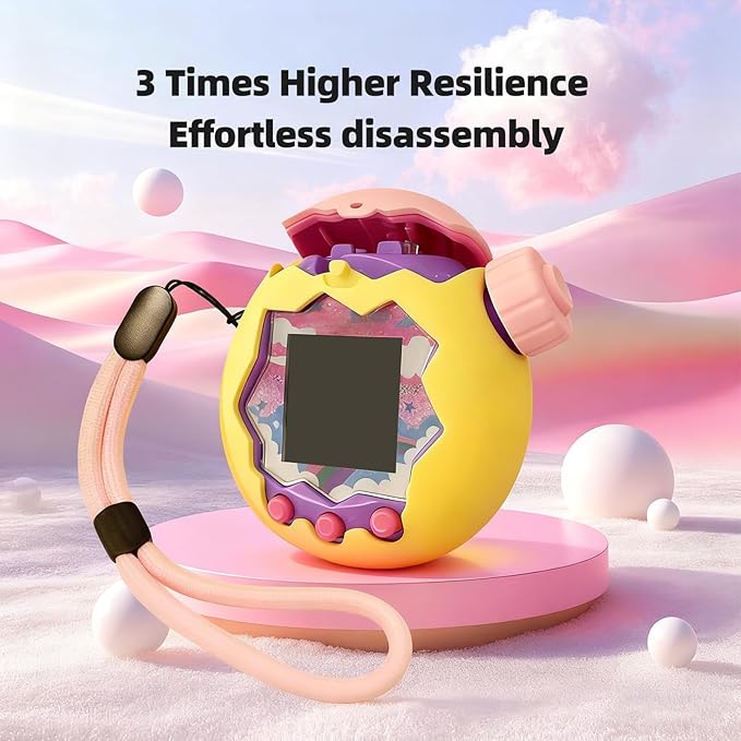 Silicone Cover for Tamagotchi Paradise, Case for Tamagotchi Paradise, Silicones Protective Slim Case with Lanyard Screen Protector Cover for Tamagotchis ParadiseChristmas Gifts for Boys or Girls