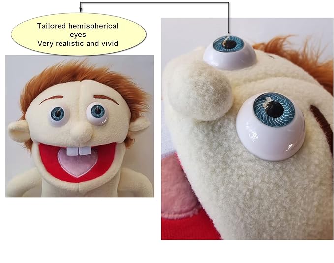 25", Rodayna Pilot Puppet, Full Body, Ventriloquist Style Puppet,Hand Puppet with Movable Mouth for Kids and Adults,Unique.