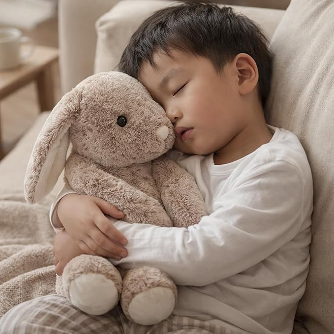 Bunny Rabbit Stuffed Animals Plush Toys for Kids Girls Boys Baby Birthday Bedtime Gift, 17.7 inches