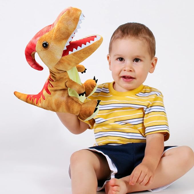 Puppet Hand Puppets Puppets for Kids, Dinosaur Hand Puppets Dinosaur Toys Plush Puppet Stuffed Hand Puppet Dinosaur T oy,Puppet Story Toys Dinosaur Puppets Dinosaur Toys for Kids (Dinosaur 8)