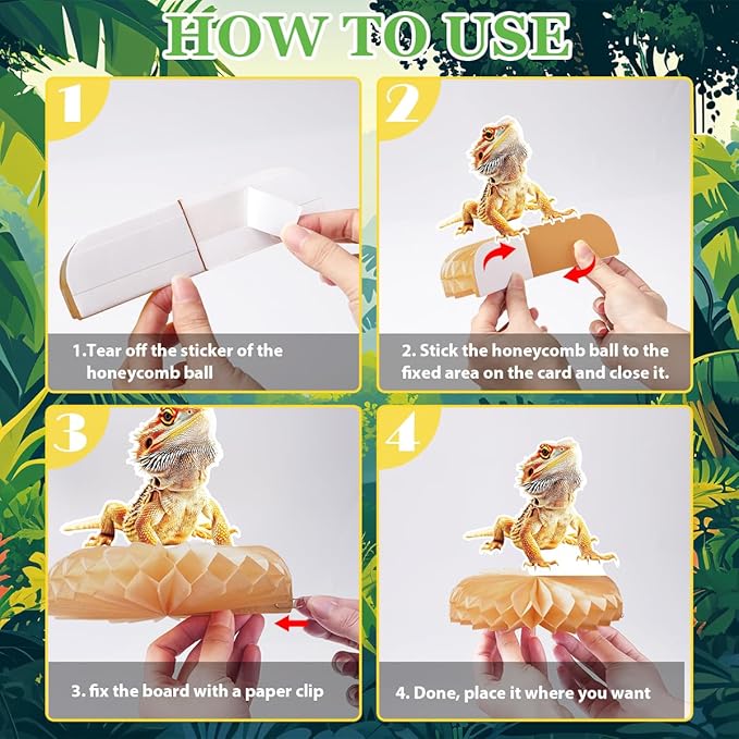 Reptile Birthday Party Decorations Include Reptile Jungle Swamp Happy Birthday Banners Hanging Swirls Honeycomb Centerpieces Safari Animals Lizard Snake Alligator Turtle Party Supplies