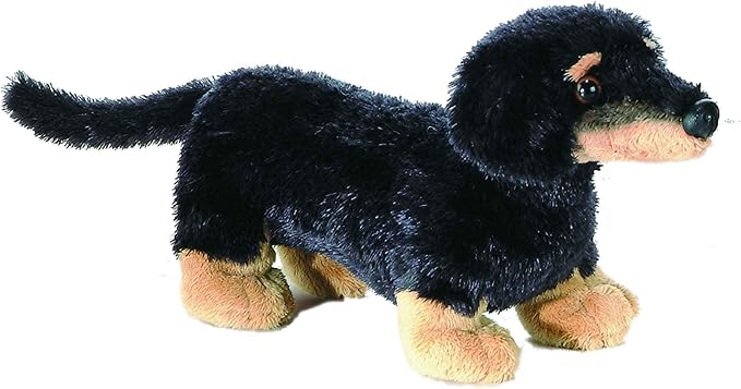 Aurora® Adorable Mini Flopsie™ Vienna™ Stuffed Animal - Mini Companions Ready for Playful Adventures - for Kids All Ages, Toddlers, Adults, and Families - Black 9 Inches
