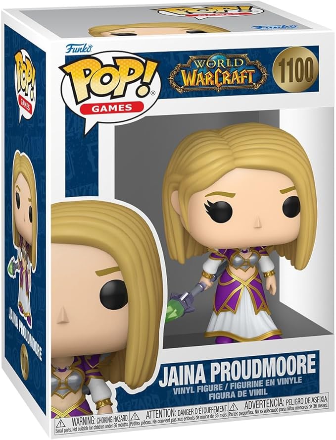 Funko Pop! Games: World of Warcraft - Jaina Proudmoore - Collectable Vinyl Figure - Gift Idea - Official Merchandise - Toys for Kids & Adults - Video Games Fans - Model Figure for Collectors