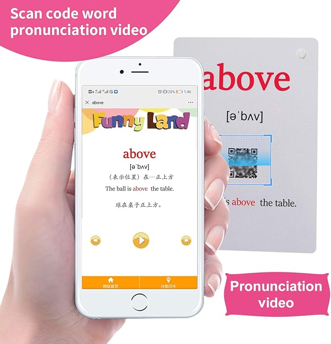 Toys&Sports/Instrument/Classroom/Prepositions Flash Cards English Kids Montessori Learning Toy Child Pocket Card Pre-Kindergarten