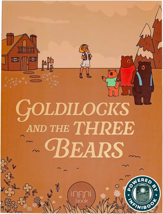Cali's Books Goldilocks and The Three Bears infinibooklet - infinibook Interactive Storybook for Kids, Learning Book for Toddlers