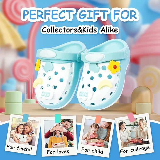 Doll Shoes, Premium Fashion Shoes for 17 Cm Doll Accessories Easter Gifts,Doll Dress Up Decoration Accessories Easter Gifts Wings (Pale Blue