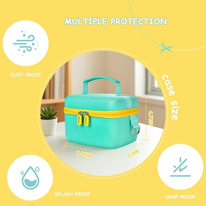 Case Compatible with Nex Playground Active Play System, Video Game Console Storage Holder Bag with Custom Slots for Device, HDMI Power Cord, Remote Control and Accessories - Green (Box Only)