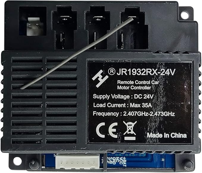 2.4G Bluetooth Remote Control and JR1932RX-24V Receiver Control Box Mother Board for Kids Powered Wheels Children Ride On Car Replacement Parts
