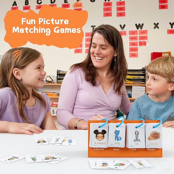 Sentence Building for Kids, Speech Therapy Toys for Toddlers 3-4, Learn to Read Phonics Games, Special Education Homeschool Classroom Supplies