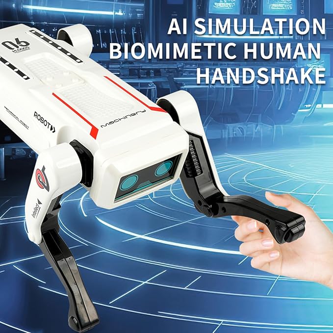 Smart Robot Dog, Interactive Programmable Tool with Voice Control and 30+ Actions, APP Coding for Kids Age 6-12, Rechargeable Mechanical Puppy