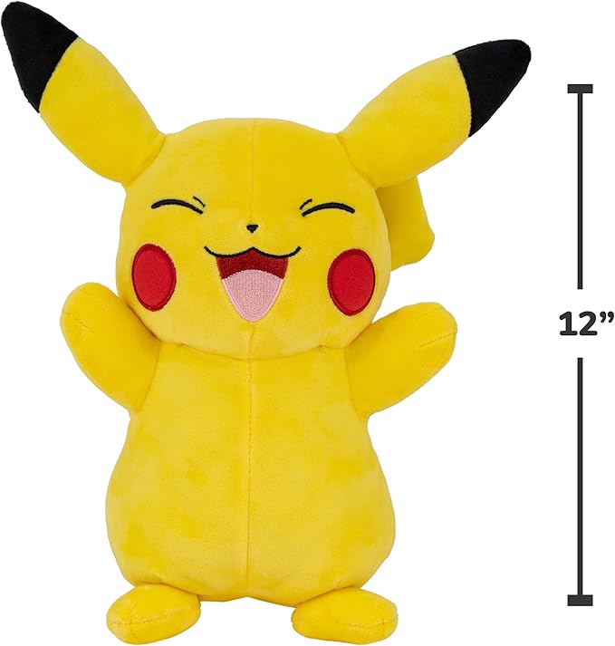 Pokemon Pikachu Plush - 12-Inch Electric-Type Pokemon Plush