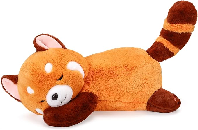 Big Red Panda Stuffed Animal Pillow Cute Plush Toy Plushie Christmas Birthday Valentine's Day Gift for Girlfriend Kids Birthday 19.7" Red Panda Pillow
