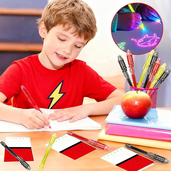 Cartoon Party Favors, Animation Themed Birthday Party Supplies & Goodie Bags for Kids, Include Drawstring Bags Notebook Silicone Bracelet Highlighter for Gifts Fillers