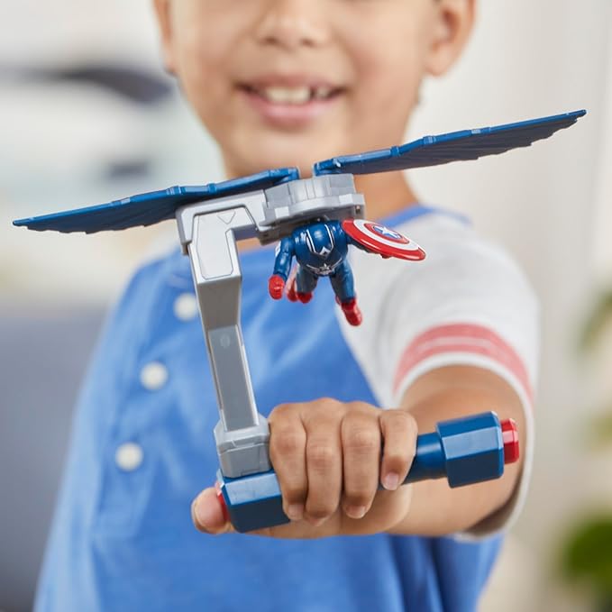 Marvel Epic Hero Series Captain America: Brave New World Flight Control Action Figure with Accessory, Super Hero Toys for Kids Ages 4+