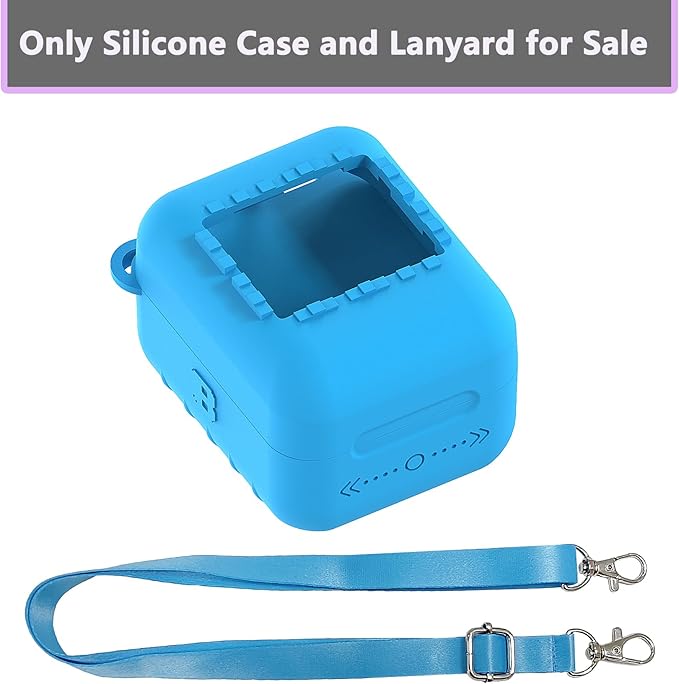 Silicone Case for Bitzee Original Interactive Toy Digital Pet with 15 Animals, Protective Skin Cover for Bitzee Original Virtual Electronic Digital Pet Accessories (Blue Case)