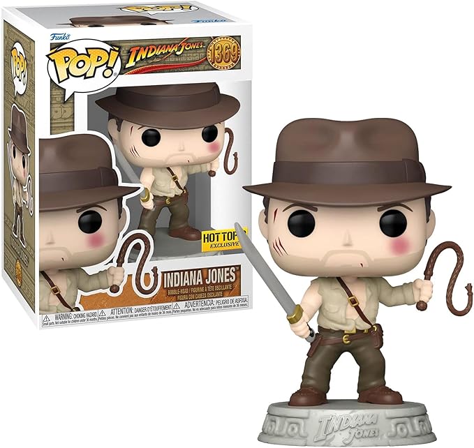 Funko Indiana Jones and The Temple of Doom: Indiana Jones with Whip Pop Vinyl Action Figure