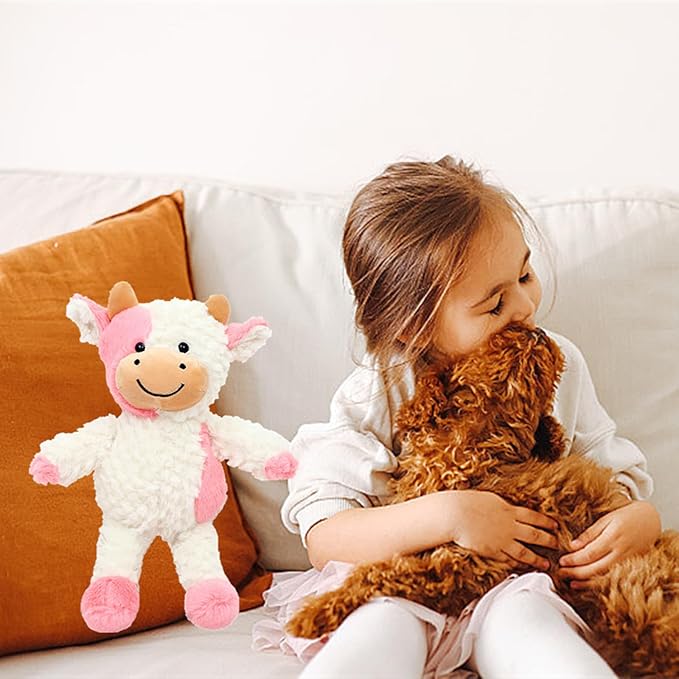 9" Cow Stuffed Animals Plush Doll Kids Boys Girls Animal