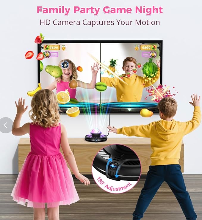Dance Mat for Kids and Adults: 2-Player Electronic Dance Pad with HDMI for TV - Wireless Musical Exercise Game - Great for Party Fun & Birthday Gifts for Girls & Boys Ages 6+