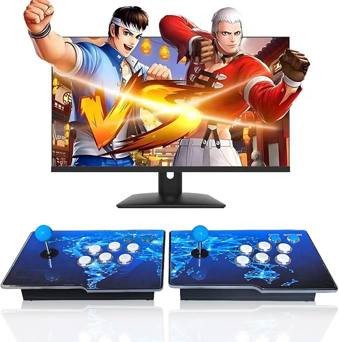 2026 Upgraded Arcade Console, Pandora Box, Built in 36,800 Games,PSP/DC/N64 Simulators,3D Game, 4K HDMI Output, Suitable for TV/PC/Projector, 256GB TF Card (Split)