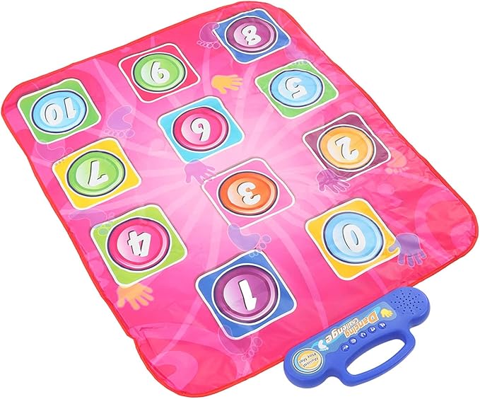 Children's Toys Fit for Kid Dance Mat Boys Girls Home Funny Volume Adjustable Electronic Musical Dance Pad for Holiday Party (Number)