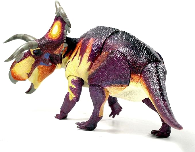 Medusaceratops Lokii - 1/18th Scale Dinosaur Action Figure - 12" Articulated Collectible Miniature, Hand-Painted