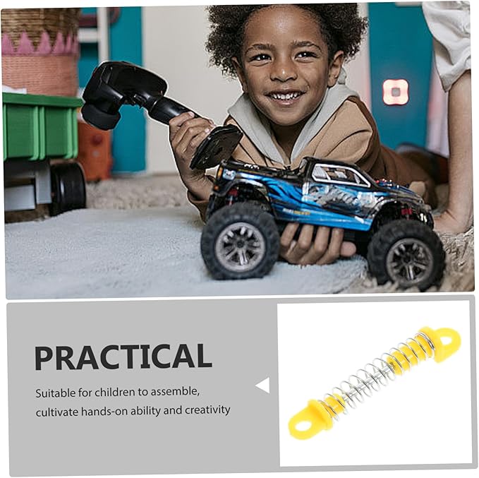Rc Truck for Assembly Superior Shock Absorption Enhanced Control Compatible Various Models for Boys and Girls Remote Modification