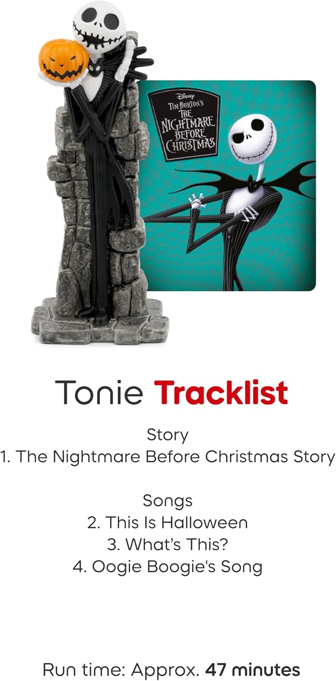 Tonies Jack Skellington Audio Toy Figurine from Disney's The Nightmare Before Christmas