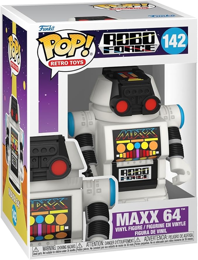 Funko POP Retro Toys: Roboforce - Maxx 64 - Robo Force - Collectable Vinyl Figure - Gift Idea - Official Merchandise - for Kids & Adults - Ad Icons Fans - Model Figure for Collectors and Display