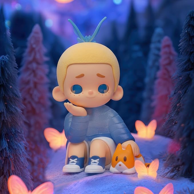 52TOYS Nook My Little Universe at Night 1PC, Collectible Toy Kawaii Action Figures Creative Gift Room Decor Desktop Decoration 3.5 Inch, Gift for Birthday Party