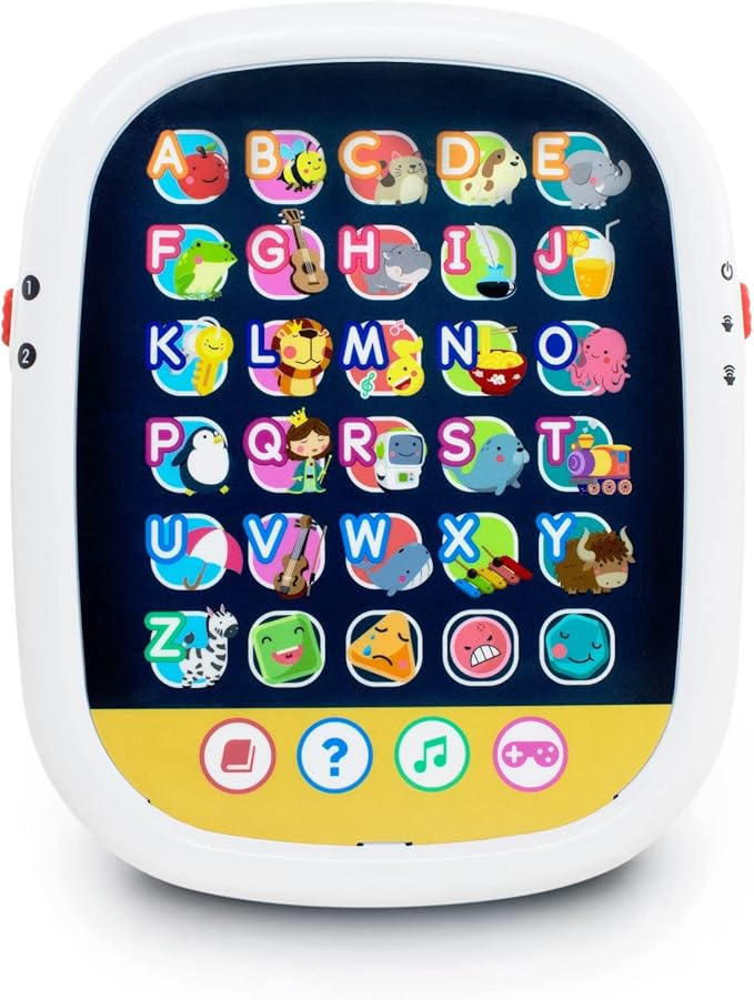 BEST LEARNING Touch & Learn Tablet – Educational Toy for Toddlers Ages 2-5 | Learn Alphabet, Words, Shapes, Music & Quiz Games | Interactive Talking Toy for Kids | Perfect Christmas & Birthday Gift