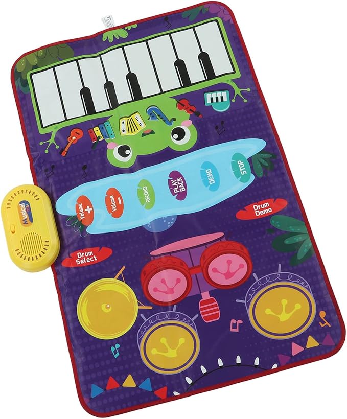 DAN&DRE Children's Music Mat Jazz Drum Dance Blanket Piano Keyboard Touch Mat Music Learning Toy
