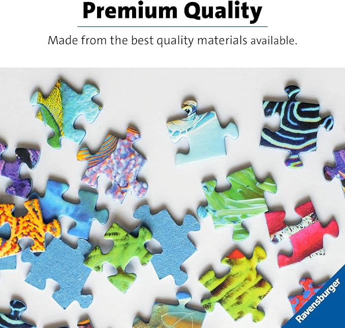 Ravensburger Underwater Adventure 300 Piece XXL Jigsaw Puzzle for Kids | Unique Piece Design | Enhances Concentration & Creativity | FSC Certified Eco-Friendly Toy