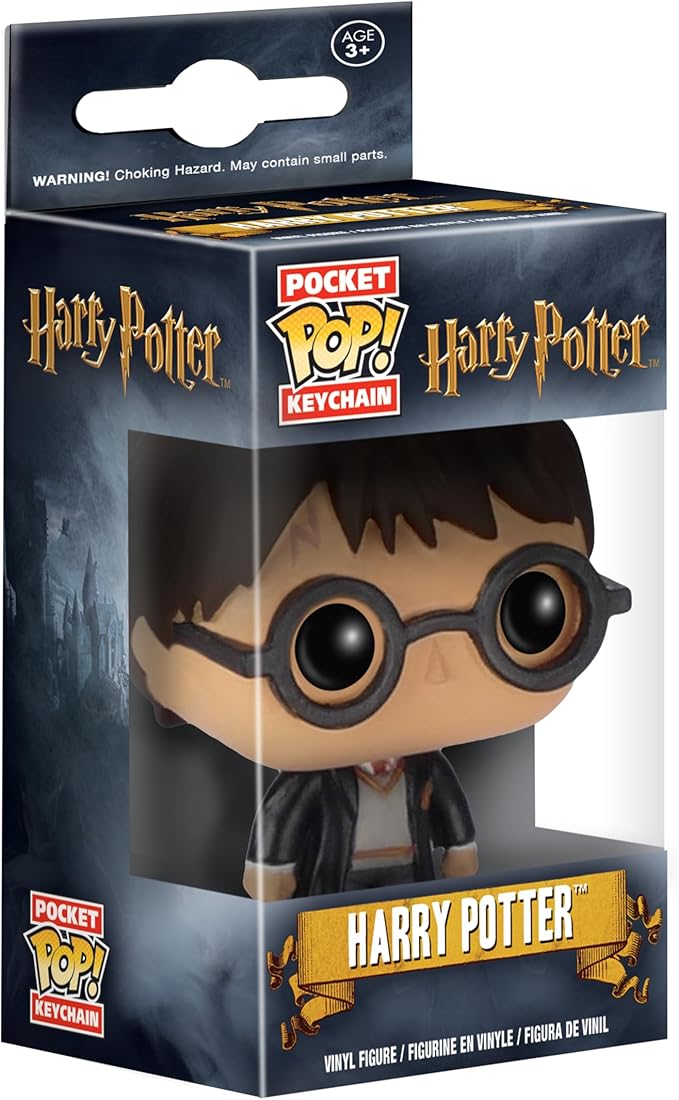 Funko Pocket POP! Keychain: Harry Potter - Harry Novelty Keyring - Collectible Mini Figure - Stocking Filler - Gift Idea - Official Merchandise - Movies Fans - Backpack Decor