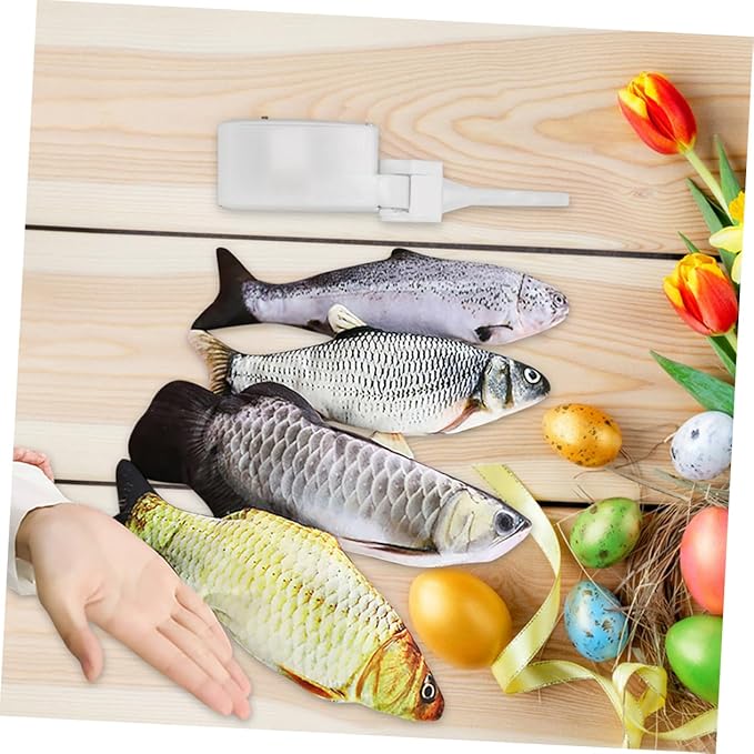 Electric Flopping Fish Toy Accessory Movement Mechanism for Interactive Fun Pet and Boys and Girls Entertainment Sturdy Design for Safe Use Engaging Toy Supplies for Creative Play