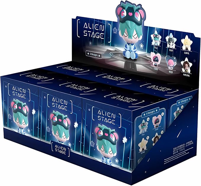 YJacuing Alien Stage Free Stage Series Blind Box Figures, Anime ALNST Officially Licensed Mystery Figurines (Whole Set, Contains All of 6 Characters)