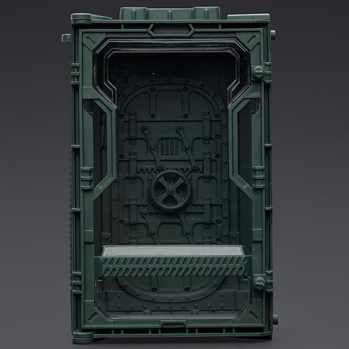 JOYTOY 5'' Display Box,Action Figures Display Case - Individual Soldier Hangar Display Case - Starhunt Green B - Dustproof Collectibles Box Ages 15+