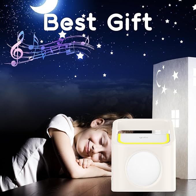 Silicone Case for Yoto Player (3rd Gen.), Anti-Slip Skin Cover,Ivory White