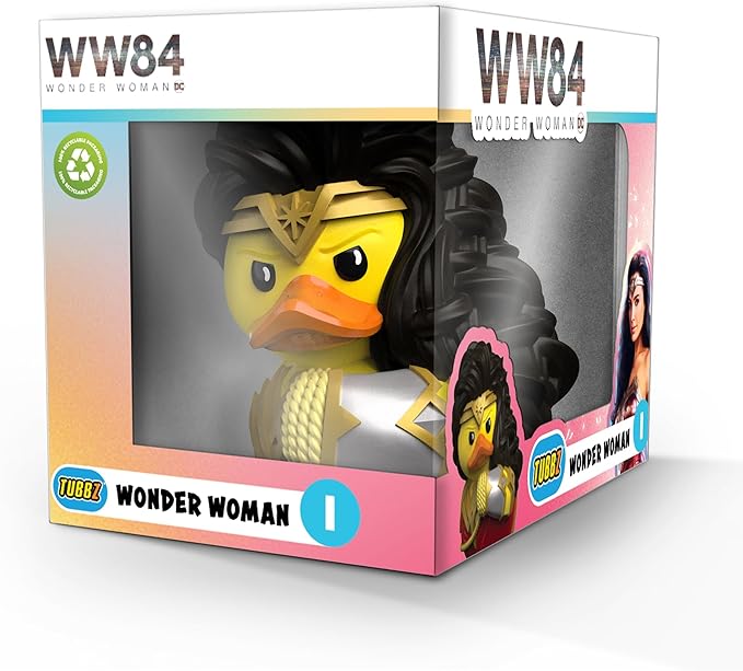 TUBBZ Boxed Edition: DC Comics - Wonder Woman Cosplaying Rubber Duck Vinyl Figure