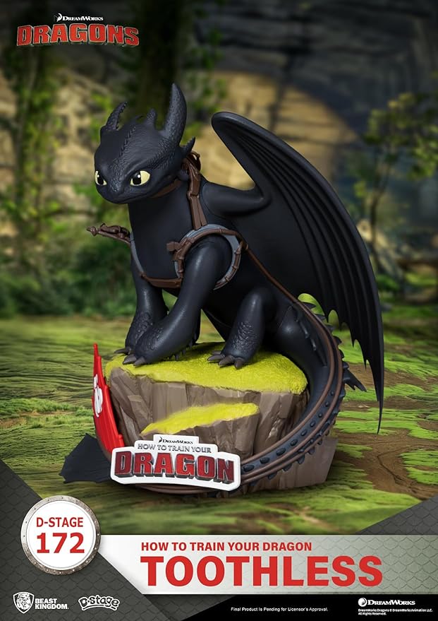How to Train Your Dragon: Toothless DS-172 D-Stage Statue