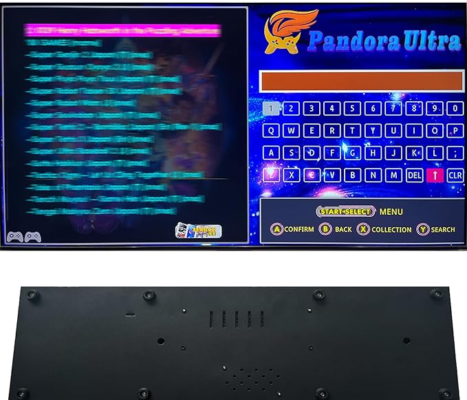 RegiisJoy 50000 in 1 Pandoras Box Ultra Arcade Game Console , Retro Game Machine for PC & Projector & 4K TV, 3D Games, Search/Save/Load/Pause Games, 1280X720,256G TF