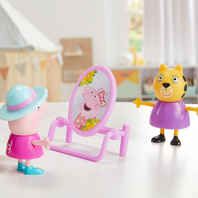 Peppa Pig Peppa’s Dance Party Playset with House, 2 Figures, 6 Accessories, Preschool Toys for Girls and Boys, Kids Gifts, Ages 3+ (Amazon Exclusive)
