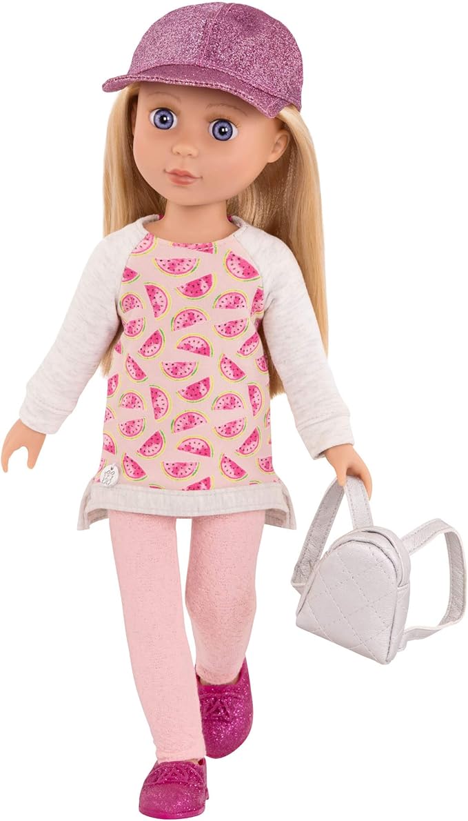 Glitter Girls – 14-Inch Doll Clothes – Head to Toe Glimmer Tunic & Leggings Deluxe Outfit, Pink 3+ Years – Children’s Toys