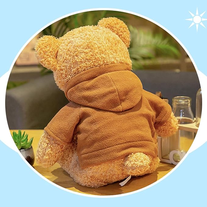 11.8 inches Teddy Bear Stuffed Animals Soft Plush Cute Teddy Bear Doll for Boys Girls (Red)