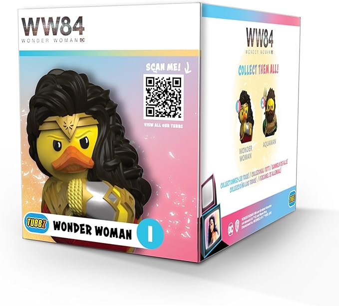 TUBBZ Boxed Edition: DC Comics - Wonder Woman Cosplaying Rubber Duck Vinyl Figure