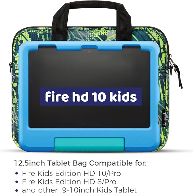 Choco Mocha Kids Tablet Sleeve Bag for Boys & Girls, (10-12.5Inch)