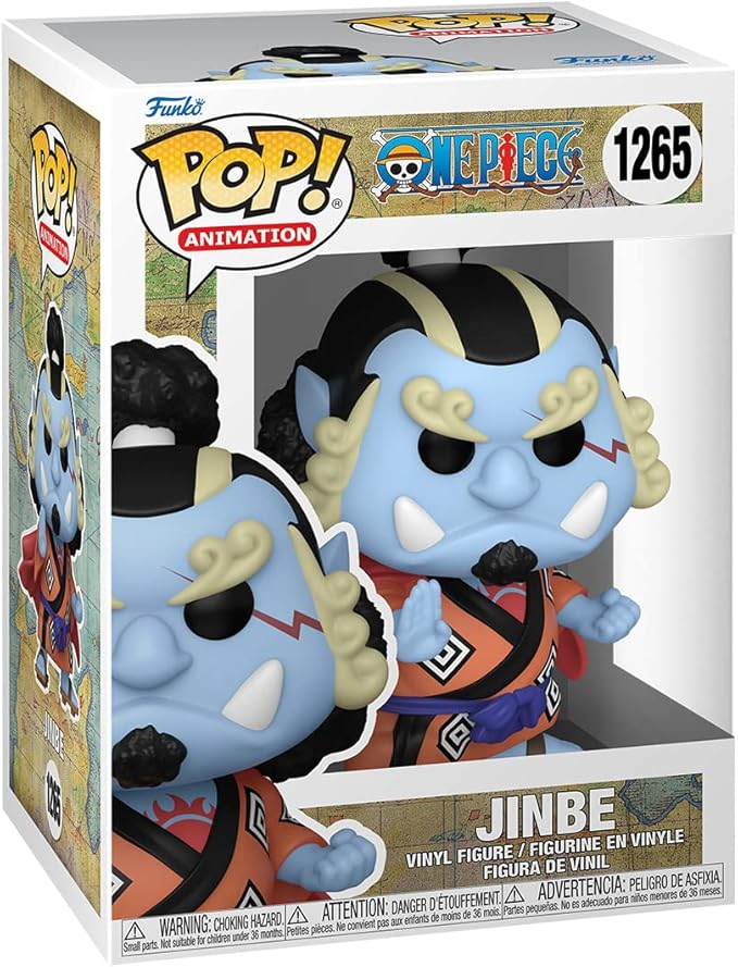Funko POP! Animation: One Piece - Jinbe - 1/6 Odds for Rare Chase Variant - Collectable Vinyl Figure - Gift Idea - Official Merchandise - for Kids & Adults - Anime Fans