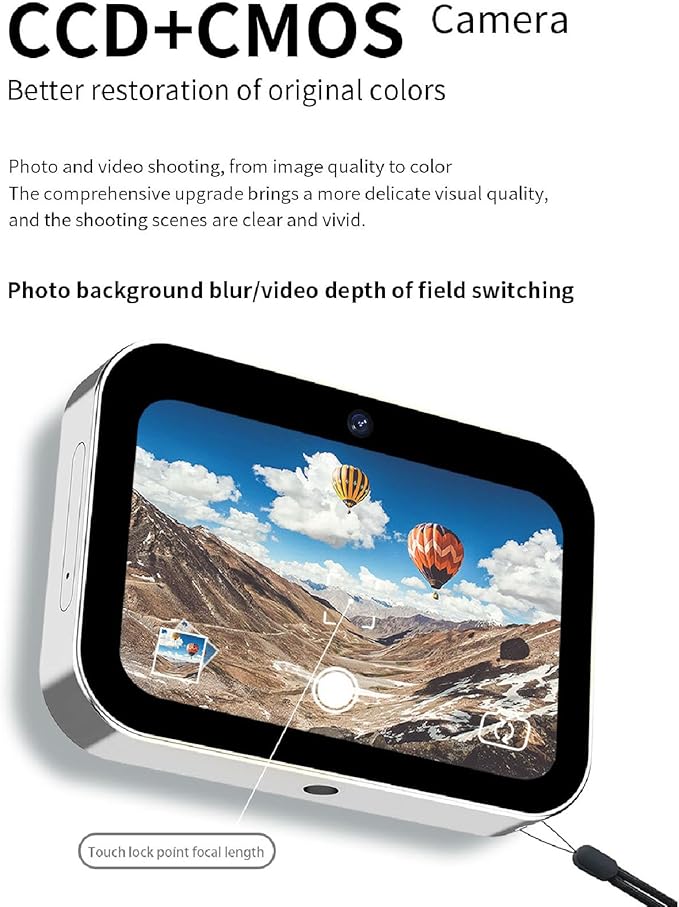 4K Digital Camera Upgrade, 64MP Vlogging Camera for Kids with Night Vision, 3 Inch HD,Compact Small Cameras, No SD Card Included