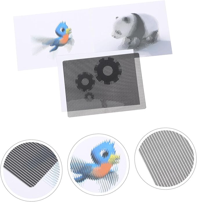 Ciieeo 1 Sets Grating Animation Science Kit for Interactive Stem for Early Education Safe Materials Hands Learning Experience Fun Illusion Project for Boys